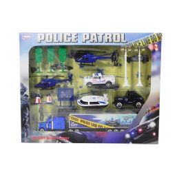 9 Wholesale Police Patrol Die Cast Play Set