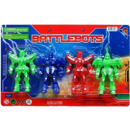 48 Units of 4 Piece Battle Bots Action Figure - Action Figures & Robots