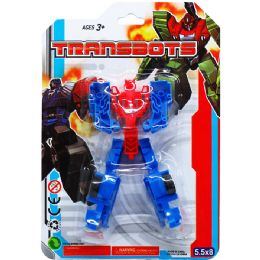 72 Wholesale 4.5" Mega Transbot On Blister Card