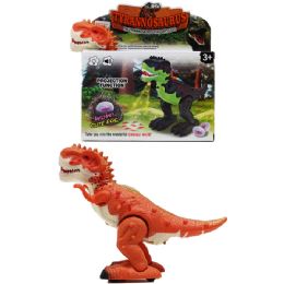 12 Wholesale 8.25" Dinosaur Brontosaurus In Color Box, 2 Assorted Colors