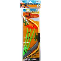 96 Wholesale Bow And Arrow Play Set In Poly Bag