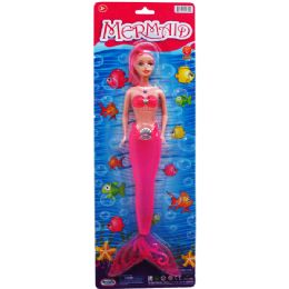 48 Pieces 13.25" Mermaid Doll With Light - Dolls