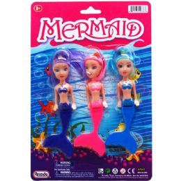 72 Wholesale Mermaid Doll On Blister Card