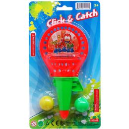 72 Pieces 7.25" Click And Catch Ball Game - Sports Toys