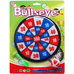 72 Wholesale 7.76" Dart Board With Accessories On Blister Card