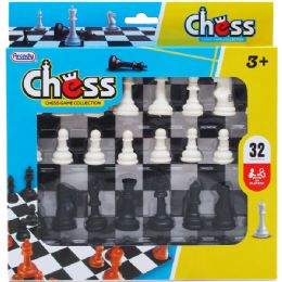 48 Bulk Chess Play Set In Pegable Window Box