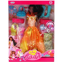 12 Wholesale 11.5" Jada Doll W/ Accessories In Window Box