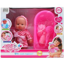 6 Wholesale 9" Baby Doll W/ Accss