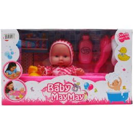 6 Pieces Baby Doll With Accesories - Dolls