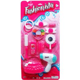 12 Pieces 12pc Fashion Beauty Play Set - Girls Toys