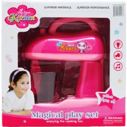 12 Wholesale 6.5" B/o Toy Mixer W/light & Sound In Open Box W/ Cover