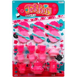 24 Pieces My Tea Party Play Set On Blister Card - Girls Toys