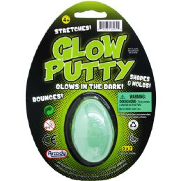 72 Pieces Glow In The Dark Putty - Slime & Squishees