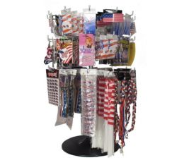 300 Pieces Assorted Patriotic Flags Earring And Pins - Hat Pins & Jacket Pins