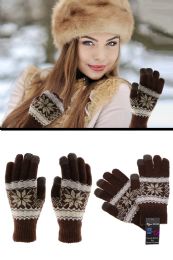 36 Pairs Knit Touchscreen Compatible Winter Gloves In Assorted Colors - Conductive Texting Gloves