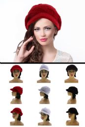 36 Pieces One Size Fits Most Knit Bakerboy Cap - Fashion Winter Hats