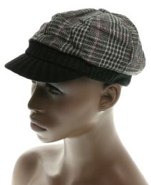 36 Wholesale Plaid Fashion Hat