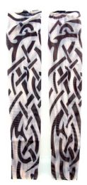 36 Pairs Wearable Sleeve With Tribal Print Tattoo Design - Costumes & Accessories