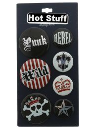 96 Wholesale Skull Pins With Sayings