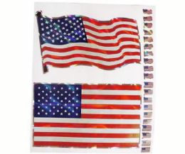 96 Pieces Flag Stickers - 4th Of July