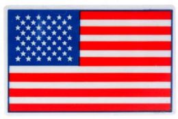 144 Pieces Hard Plastic American Flag Pin - 4th Of July