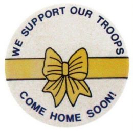 144 Pieces Patriotic Support Our Troops Pin - 4th Of July