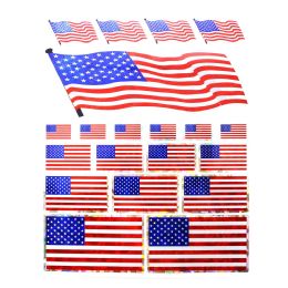 96 Bulk Flag Stickers