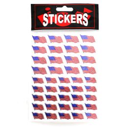 300 Pieces Patriotic Flag Stickers - 4th Of July