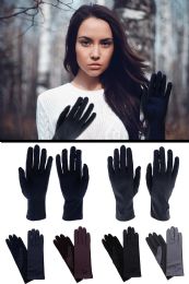 48 Pairs Fashion Gloves In Assorted Colors - Knitted Stretch Gloves