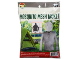 12 Wholesale Mosquito Mesh Jacket W/face Mask