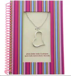 60 Pieces Photo Album With Silver Tone Necklace - Picture Frames