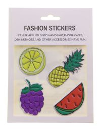 96 Wholesale Fashion Puff Stickers Lips Car Star Hand Mushroom And Girl