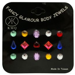 96 Bulk Body Jewelry Assorted Shapes And Color