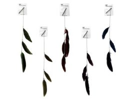 48 Pieces Bobby Pin With Chain And Feathers - Hair Scrunchies