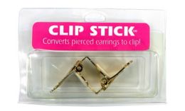 96 Units of Pierced To Clip On Earring Converters - Jewelry Cords