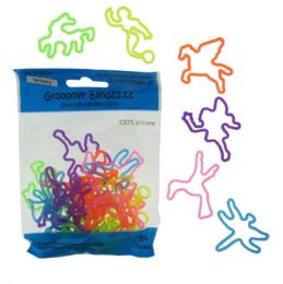 192 Pieces Fantasy Shaped Silly Bands - Bracelets