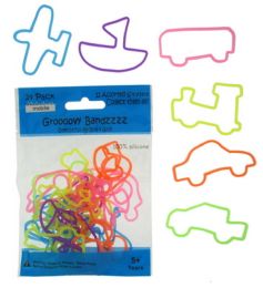 192 Pieces Mobile Shaped Silly Bands - Bracelets