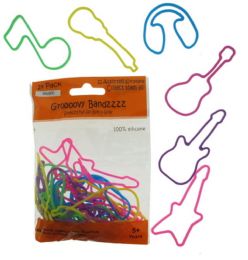 192 Pieces Music Shaped Silly Bands - Bracelets