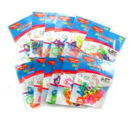 192 Pieces Fantasy Shaped Ring Silly Bands - Rings