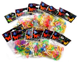 192 Wholesale Tie Dye Princess Shaped Silly Bands