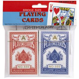 72 Cases Playing Cards 2pk Coated Pbh - Card Games
