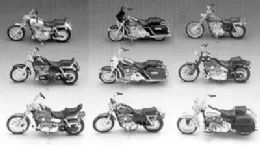 12 Bulk Vehicle Harley Motorcycle Bxd