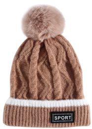 24 Units of Kids Winter Hat With Fur - Junior / Kids Winter Hats