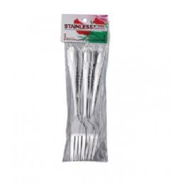 60 Wholesale 6 Piece Stainless Steel Fork Set