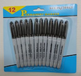 25 Units of 12pc Black Marker - Markers