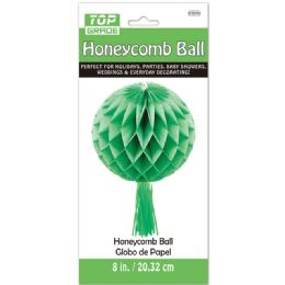 96 Pieces Honeycomb Ball In Green - Hanging Decorations & Cut Out