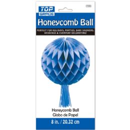 96 Pieces Honeycomb Ball In Royal Blue - Hanging Decorations & Cut Out