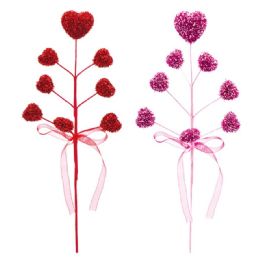 96 Pieces Valentines Heart Pick Decoration - Valentine Decorations