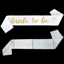 120 Pieces Bride To Be Straps - Wedding & Anniversary