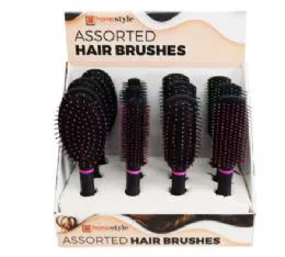 24 Wholesale Assorted Hair Brush